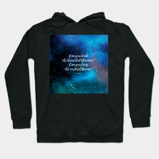 Can you bind the beautiful Pleiades? Can you loose the cords of Orion? Job 38:31 Hoodie